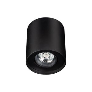 BM100-18 Opbouwarmatuur rond Zwart