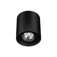 BM100-18 Opbouwarmatuur rond Zwart
