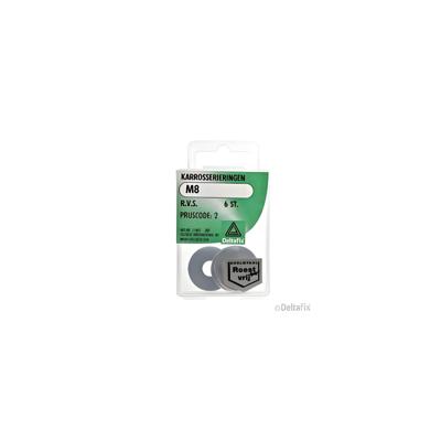 Karrosseriering m8 rvs 6st - Deltafix