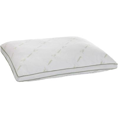 2e Halve Prijs Leen Bakker - Hoofdkussen Bamboe Box - 50x60 Cm - Bamboe/Synthetisch - Wit