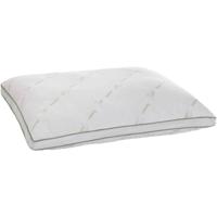 2e Halve Prijs Leen Bakker - Hoofdkussen Bamboe Box - 50x60 Cm - Bamboe/Synthetisch - Wit