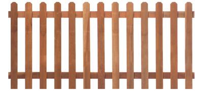 Tuinhek recht hardhout 90 cm Tuindeco - Tuindeco