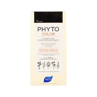 Phyto Paris Phytocolor zwart 1 (1 st)