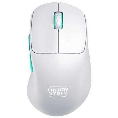 Draadloze gamingmuis - CHERRY - Xtrfy M64 - Wit - 2 jaar garantie - Draadloze technologie