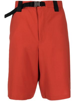 Jacquemus short Le short Meio à taille ceinturée - Orange