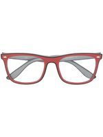 Ray-Ban lunettes de vue à monture rectangulaire - Rouge