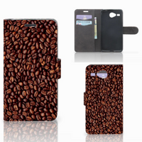 Acer Liquid Z520 Book Cover Koffiebonen - thumbnail