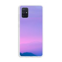 Sunset pastel: Galaxy A71 Transparant Hoesje Sunset pastel: Galaxy A71 Transparant Hoesje