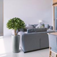 Laurier bal op stam kunstplant 70cm