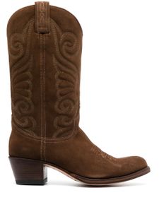 Paul Warmer bottes Kansas De Luxe d'inspiration Western - Marron