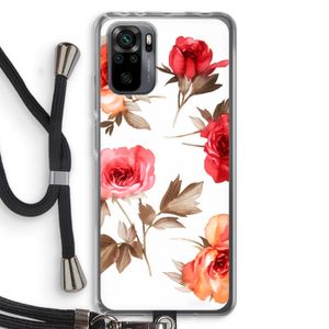 Roosjes: Xiaomi Redmi Note 10 Pro Transparant Hoesje met koord