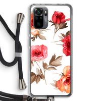 Roosjes: Xiaomi Redmi Note 10 Pro Transparant Hoesje met koord