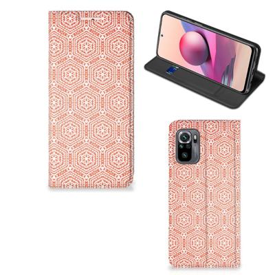 Xiaomi Redmi Note 10 4G | 10S | Poco M5s | Hoesje met Magneet | Pattern Orange