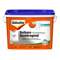 Alabastine Rolbare Voorstrijk Sneldrogend | 2PL | Wit | 5L - 5616104