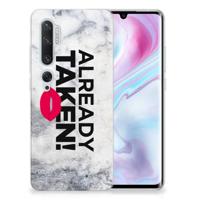 Xiaomi Mi Note 10 Pro | Siliconen hoesje | met naam Already Taken White