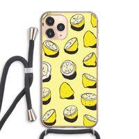 When Life Gives You Lemons...: iPhone 11 Pro Max Transparant Hoesje met koord