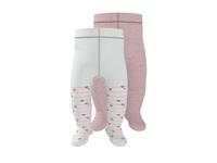 lupilu Set van 2 baby thermo-maillots (Wit/roze, 62/68)