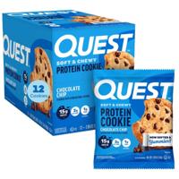 Quest Protein Cookie Chocolate Chip (1 doos) Quest Protein Cookie Chocolate Chip (1 doos)