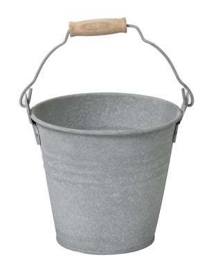 Zinc Old Look Bucket 2 Litres D16H14 cm bloempot - Mcollections