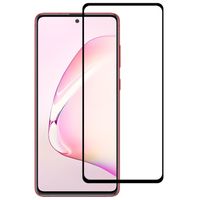 Voor Galaxy Note 10 Lite Full Glue Full Cover Screen Protector Tempered Glass Film