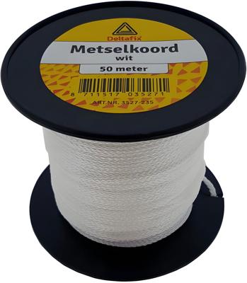 Metselkoord nylon wit - Deltafix