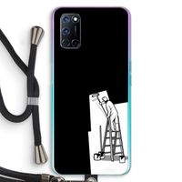 Musketon Painter: Oppo A92 Transparant Hoesje met koord