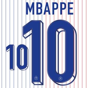 Mbappe 10 (Officiële Frankrijk Away Bedrukking 2024-2025)
