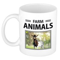 Geiten mok met dieren foto farm animals - thumbnail