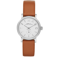 Horlogeband Marc by Marc Jacobs MBM1270 Glad leder Beige 14mm Horlogeband Marc by Marc Jacobs MBM1270 Glad leder Beige 14mm