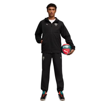 PUMA Marokko Pumatech Trainingspak Hooded 2026-2028 Zwart Wit PUMA Marokko Pumatech Trainingspak Hooded 2026-2028 Zwart Wit