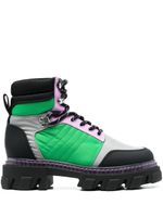 GANNI chaussures de randonnée à design colour block - Noir