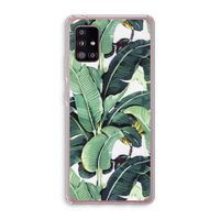 Bananenbladeren: Samsung Galaxy A51 5G Transparant Hoesje Bananenbladeren: Samsung Galaxy A51 5G Transparant Hoesje