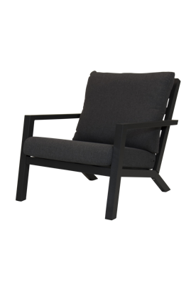 Qopps Atlanta lounge tuinstoel antraciet