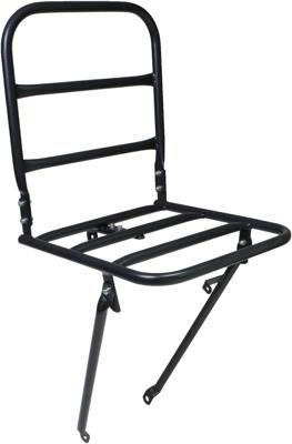 STECO bagagedrager, voorop fr.carrier 26" 28",steel,matt black