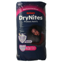 Drynites girl 8-13 jaar 9 Stuks