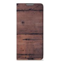 Xiaomi 12 Pro Book Wallet Case Old Wood - thumbnail