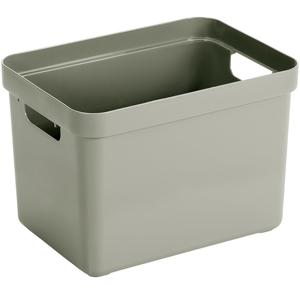 Sunware Opbergbox Sigma - kunststof - lichtgroen - 18 liter - Opbergbakken/opbergers