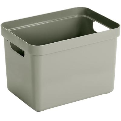 Sunware Opbergbox Sigma - kunststof - lichtgroen - 18 liter - Opbergbakken/opbergers