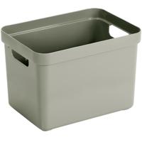 Sunware Opbergbox Sigma - kunststof - lichtgroen - 18 liter - Opbergbakken/opbergers