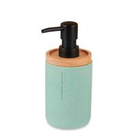 Luxe zeeppompje/dispenser Lotions - mat mintgroen - polyresin - 18 x 8 cm - 300 ml