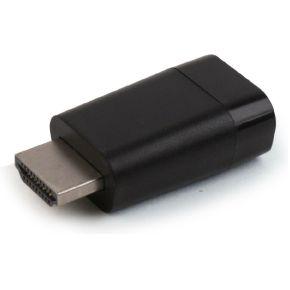 Gembird AB-HDMI-VGA-001 tussenstuk voor kabels HDMI Type A (Standard) VGA (D-Sub) Zwart