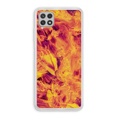 Eternal Fire: Samsung Galaxy A22 4G Transparant Hoesje