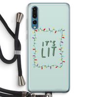 It's Lit: Huawei P20 Pro Transparant Hoesje met koord