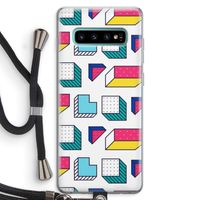 8-bit N°7: Samsung Galaxy S10 Plus Transparant Hoesje met koord