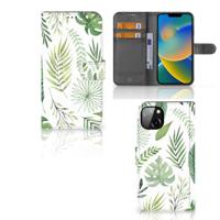 iPhone 14 Plus Hoesje Leaves | Portemonnee hoesje
