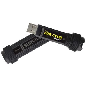 Corsair Flash Survivor Stealth USB flash drive 64 GB USB Type-A 3.2 Gen 1 (3.1 Gen 1) Zwart