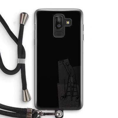 Musketon Painter: Samsung Galaxy J8 (2018) Transparant Hoesje met koord