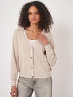 Vest strependetail en zakken in katoenmix