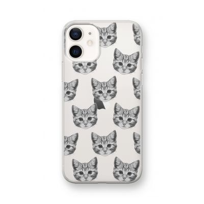 Kitten: iPhone 12 mini Transparant Hoesje