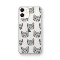 Kitten: iPhone 12 mini Transparant Hoesje